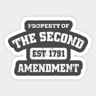 Property of The Second Amendment Sticker
